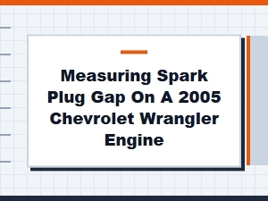 Spark Plug Gap Specifications for the Chevrolet Wrangler Engine